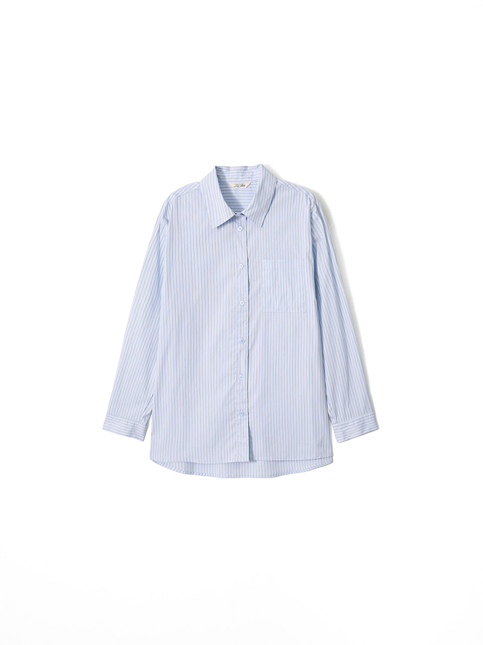 Kijun - Stripe Oversized Shirt (Sky Blue) product image 9 | TRAB K-Fashion Australia