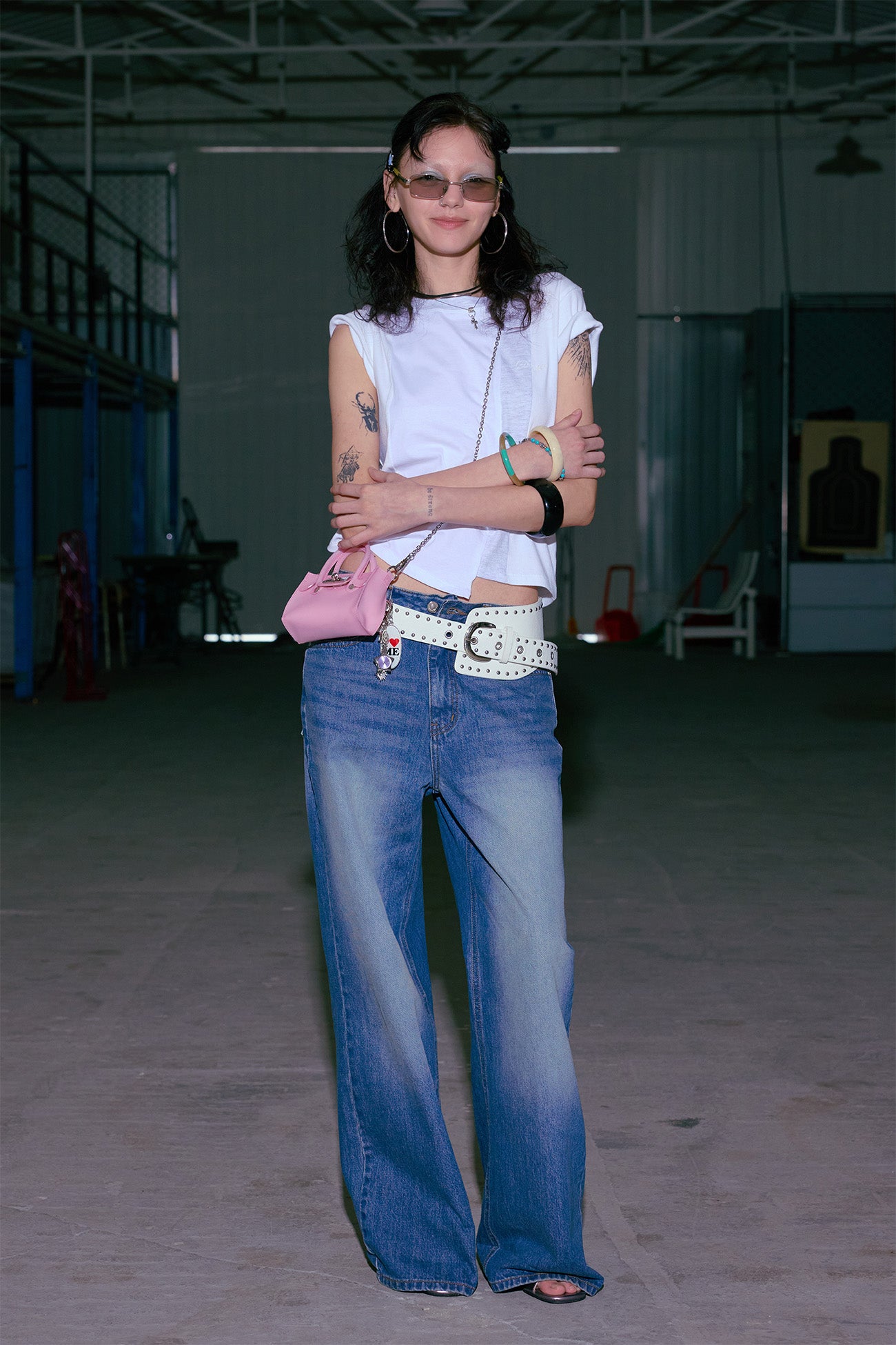 Deinet - Contrast T-Shirt (White) product image 6 | TRAB K-Fashion Australia