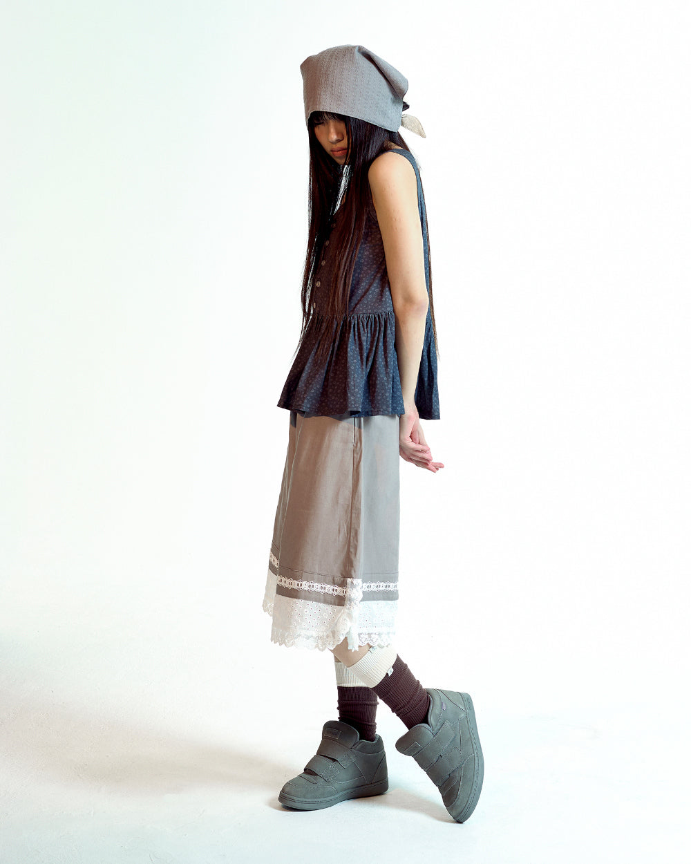 Coyseio - Lace Shorts Cocoa product image 4 | TRAB K-Fashion Australia