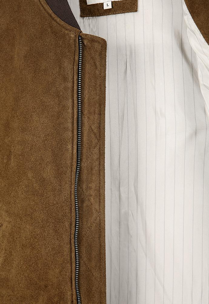 Art if acts - Garment Washed Suede Blouson (Cognac) product image 9 | TRAB K-Fashion Australia