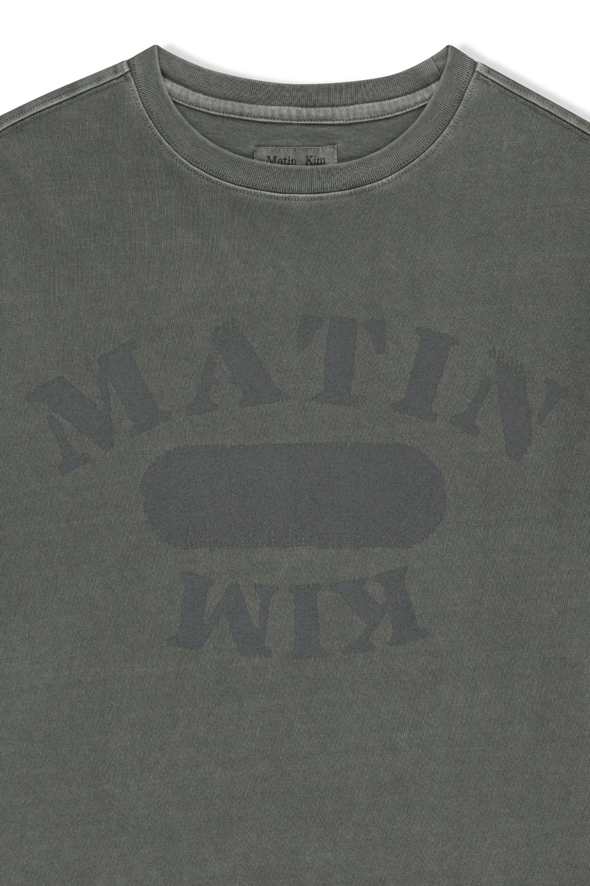 Matin Kim - Vintage Wahshed Overfit Top (Charcoal) product image 4 | TRAB K-Fashion Australia