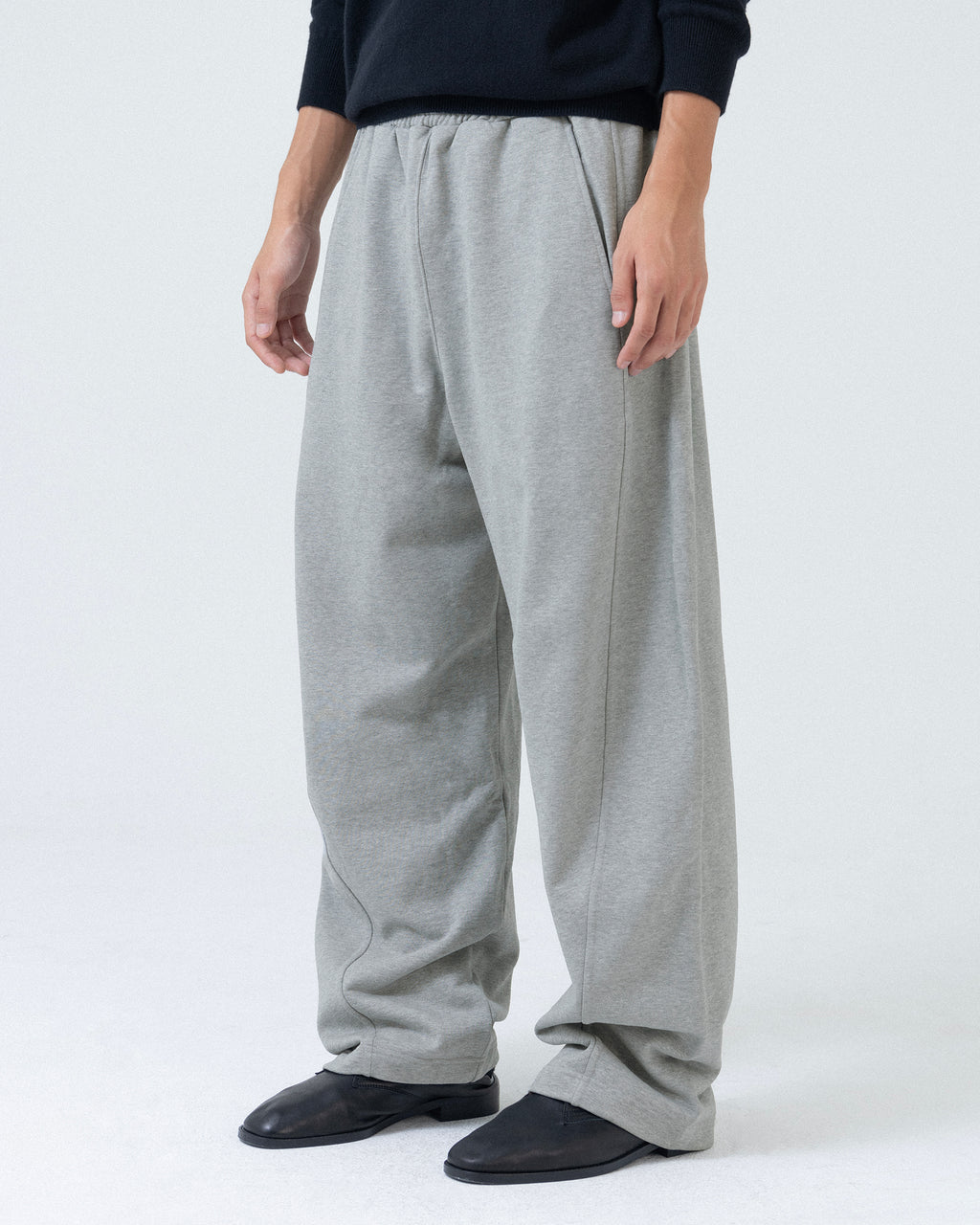 Brownyard - Baggy Sweat Pants (Grey) product image 2 | TRAB K-Fashion Australia
