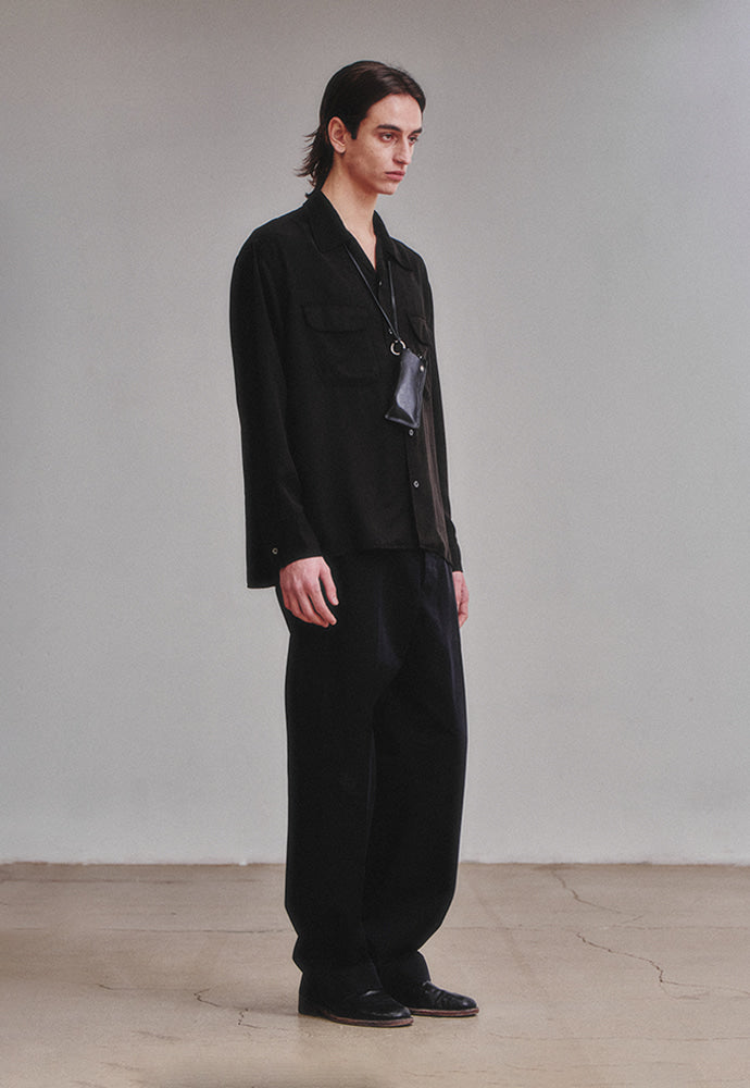 Art if acts - Tencel Two Pocket Shirt (Faded Black) product image 4 | TRAB K-Fashion Australia
