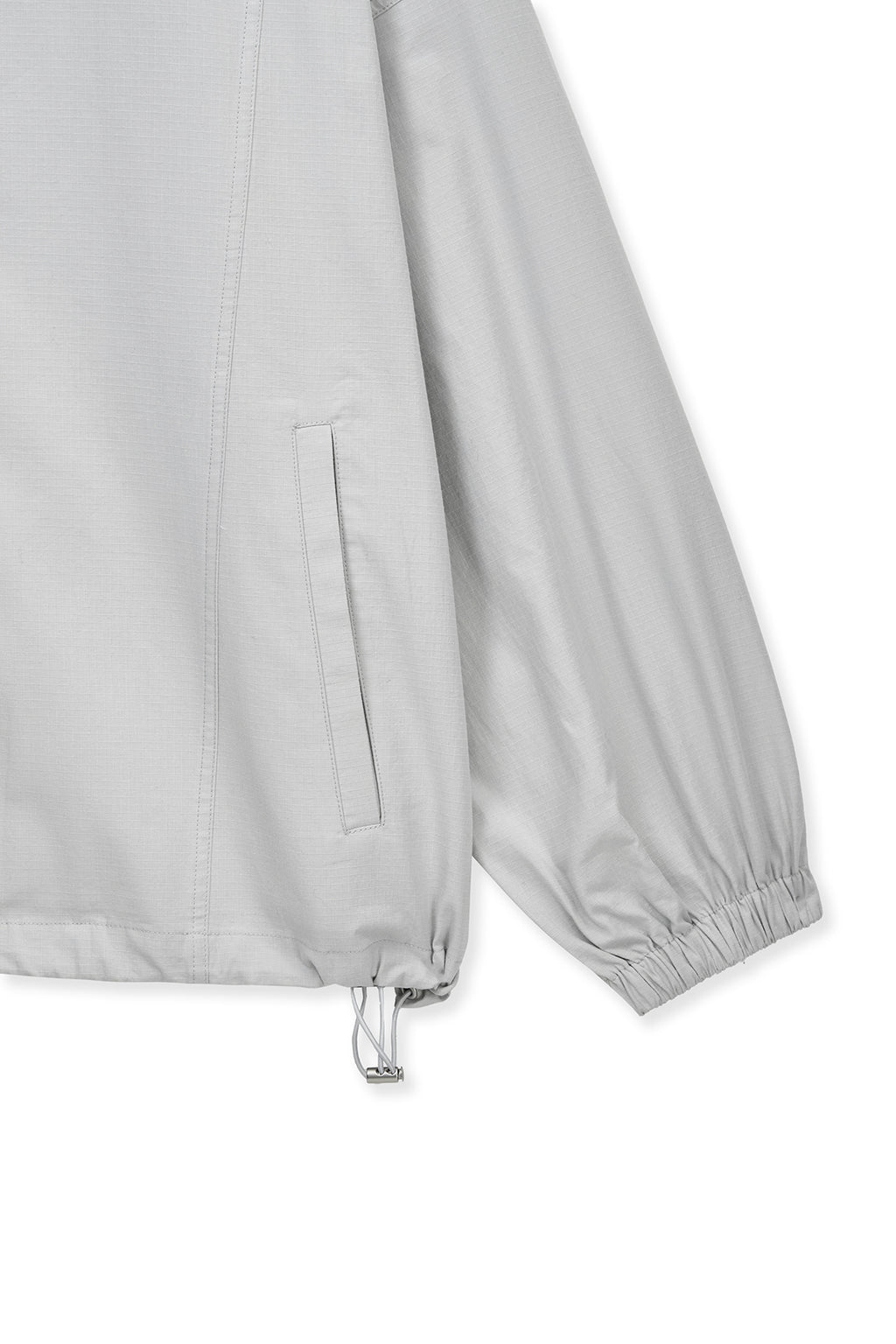 Matin Kim - Back Logo High Neck Jumper (Light Grey) product image 4 | TRAB K-Fashion Australia