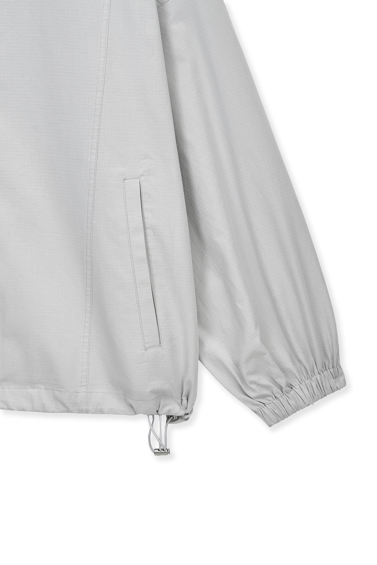 Matin Kim - Back Logo High Neck Jumper (Light Grey) product image 4 | TRAB K-Fashion Australia