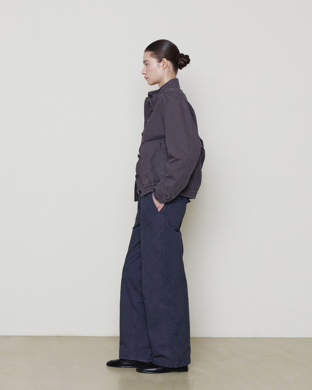 Brownyard - [Pre-Order – Ships September 18] W Washed Explorer Jacket (Navy) product image 2 | TRAB K-Fashion Australia