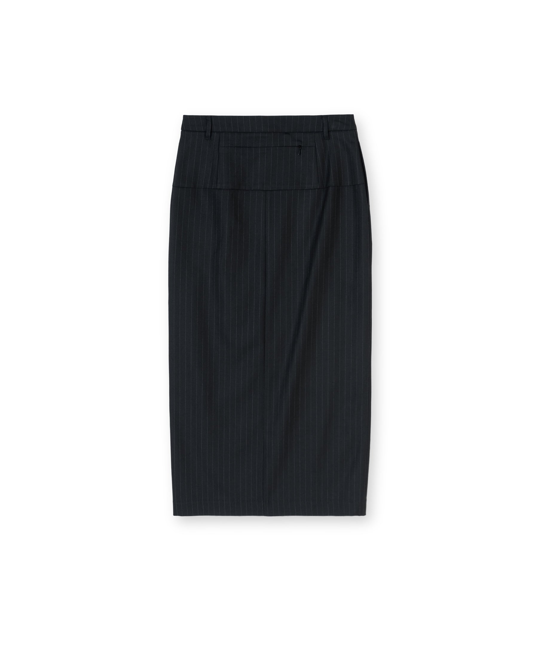 Brownyard - H Line Long Skirt (Black Stripe) product image 5 | TRAB K-Fashion Australia