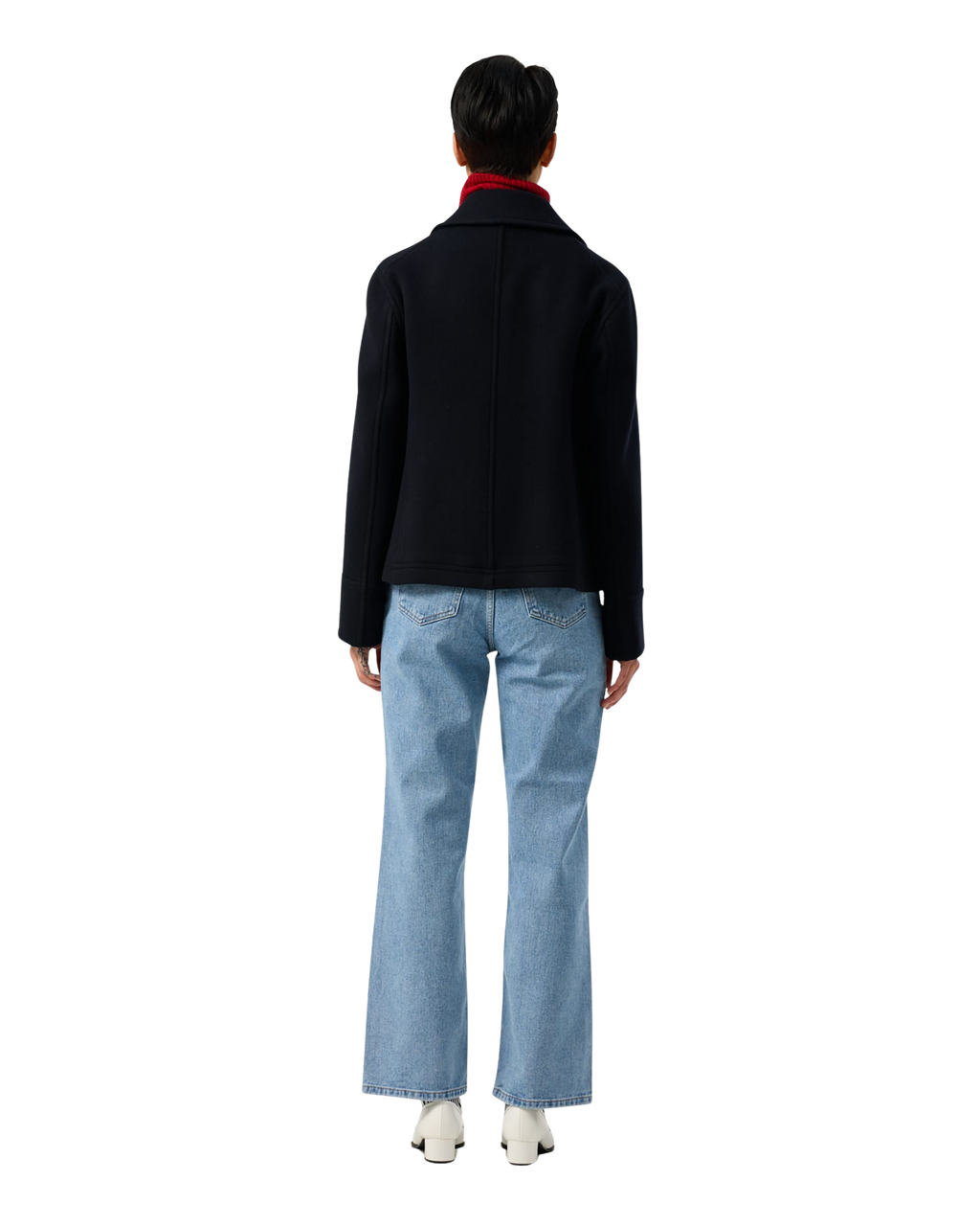 Kimhe Kim - Classic Pea Coat (Dark Navy) product image 5 | TRAB K-Fashion Australia
