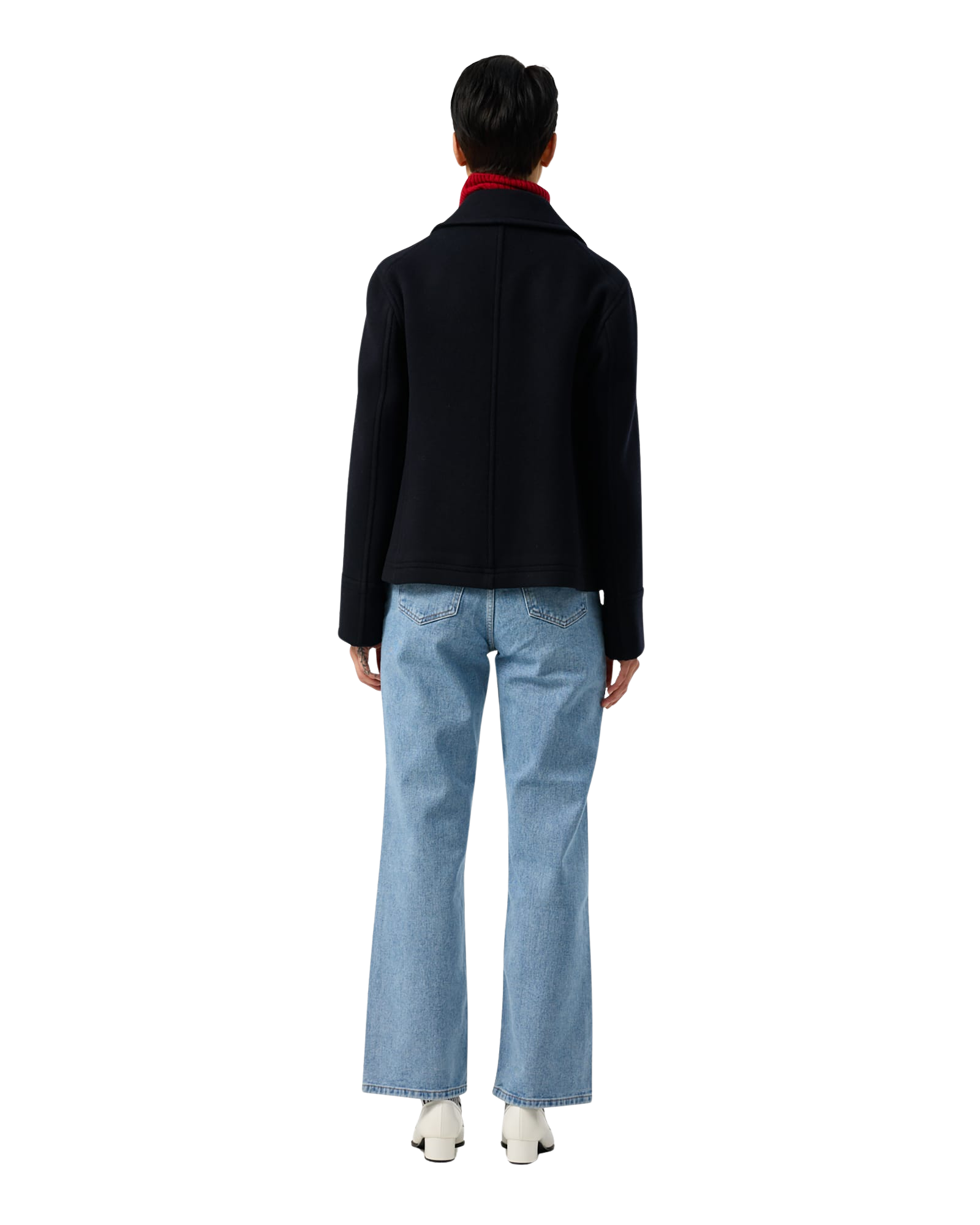 Kimhe Kim - Classic Pea Coat (Dark Navy) product image 5 | TRAB K-Fashion Australia