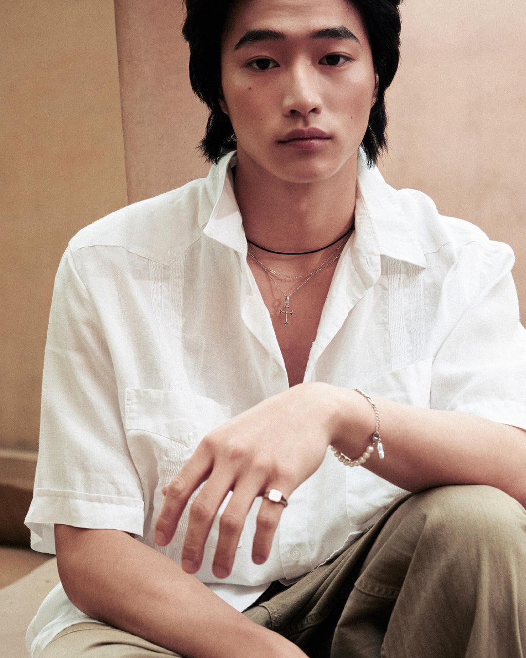 Numbering - Cross Pendant Necklace #8003 product image 3 | TRAB K-Fashion Australia