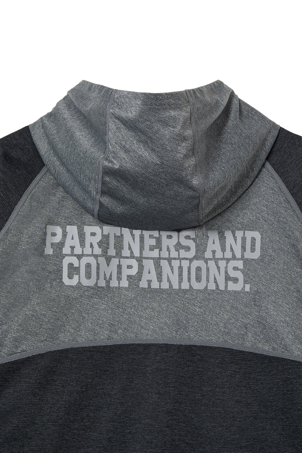 Deinet - Diagonal Technical Hood Zip-Up (Grey) product image 4 | TRAB K-Fashion Australia