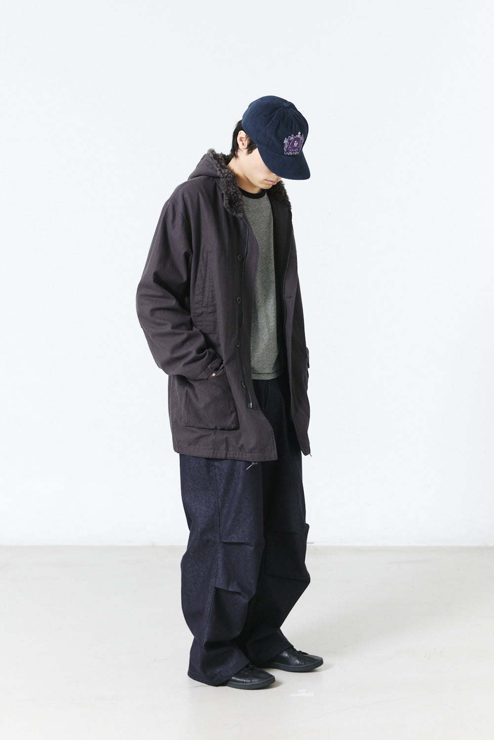 Hatchingroom - Hooded Mil Parka (Charcoal) product image 15 | TRAB K-Fashion Australia