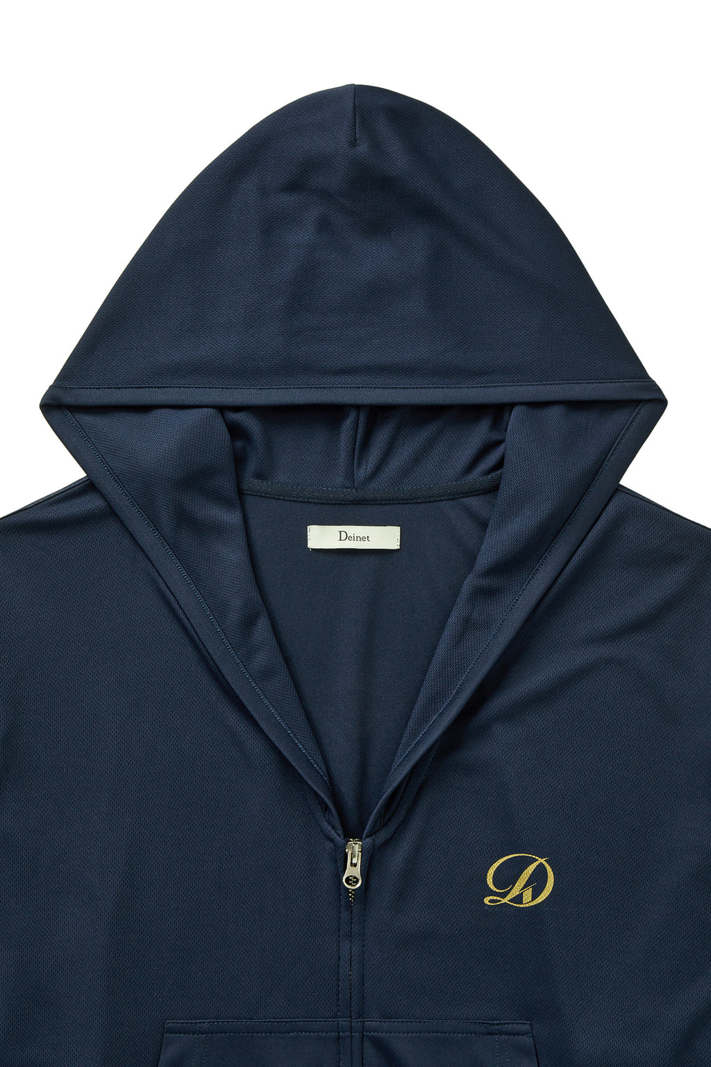 Deinet - Cool Mesh Hooded Zip Up (Navy) product image 3 | TRAB K-Fashion Australia