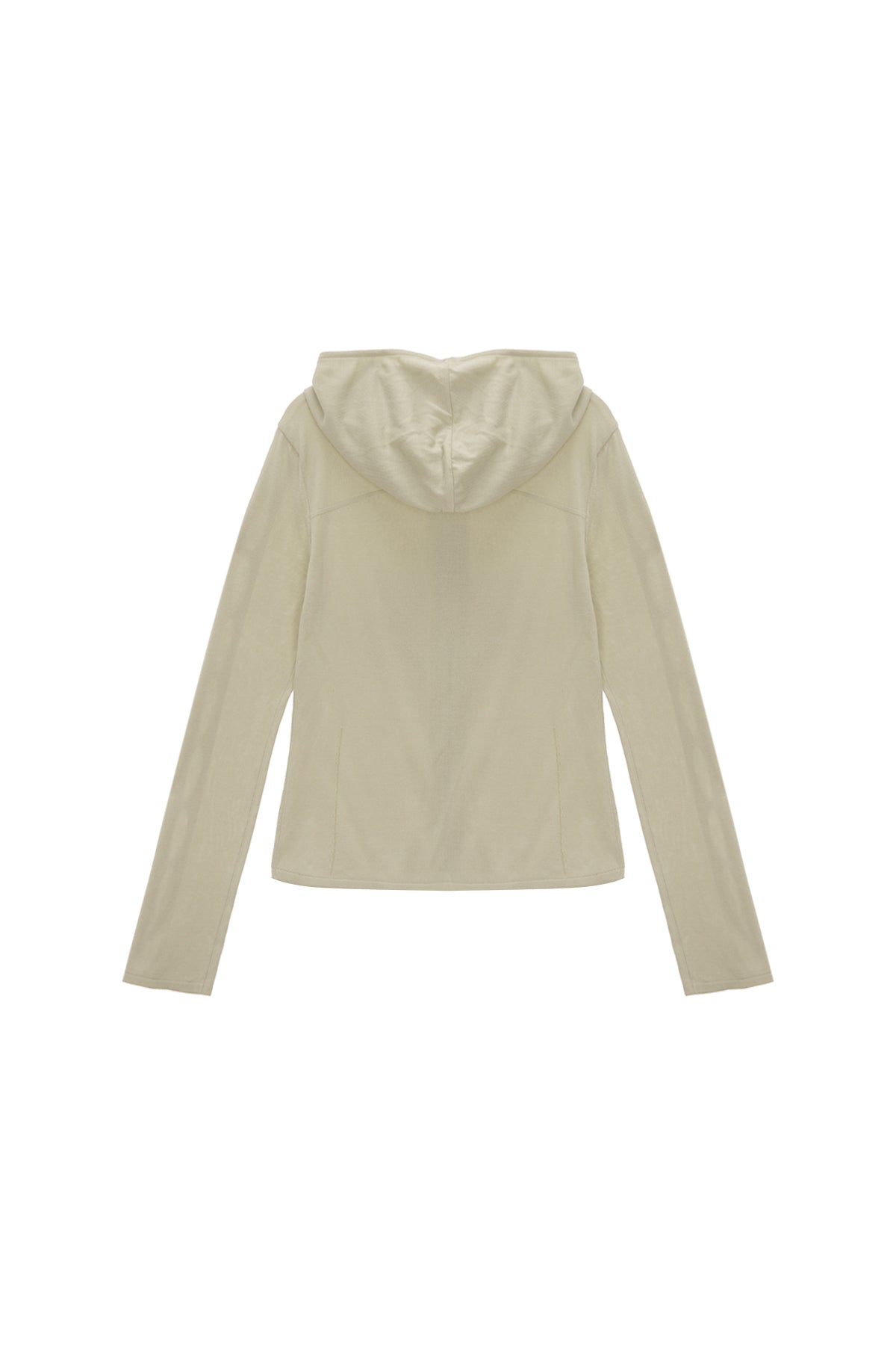 Matin Kim - Sleeve Hole Point Hoody Knit Zip Up (Light Green) product image 2 | TRAB K-Fashion Australia
