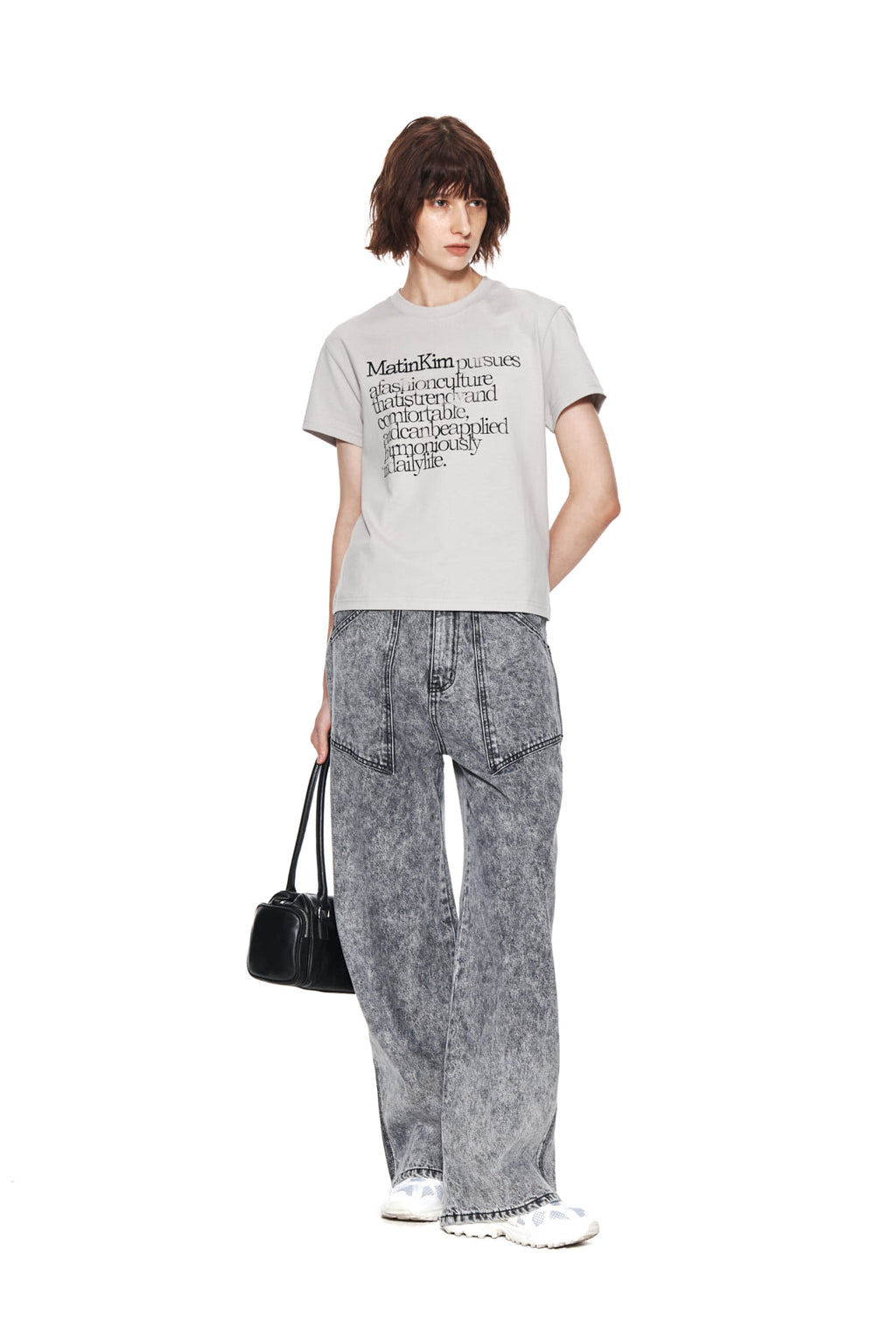 Matin Kim - Rivet Point Denim Pants (Black) product image 8 | TRAB K-Fashion Australia