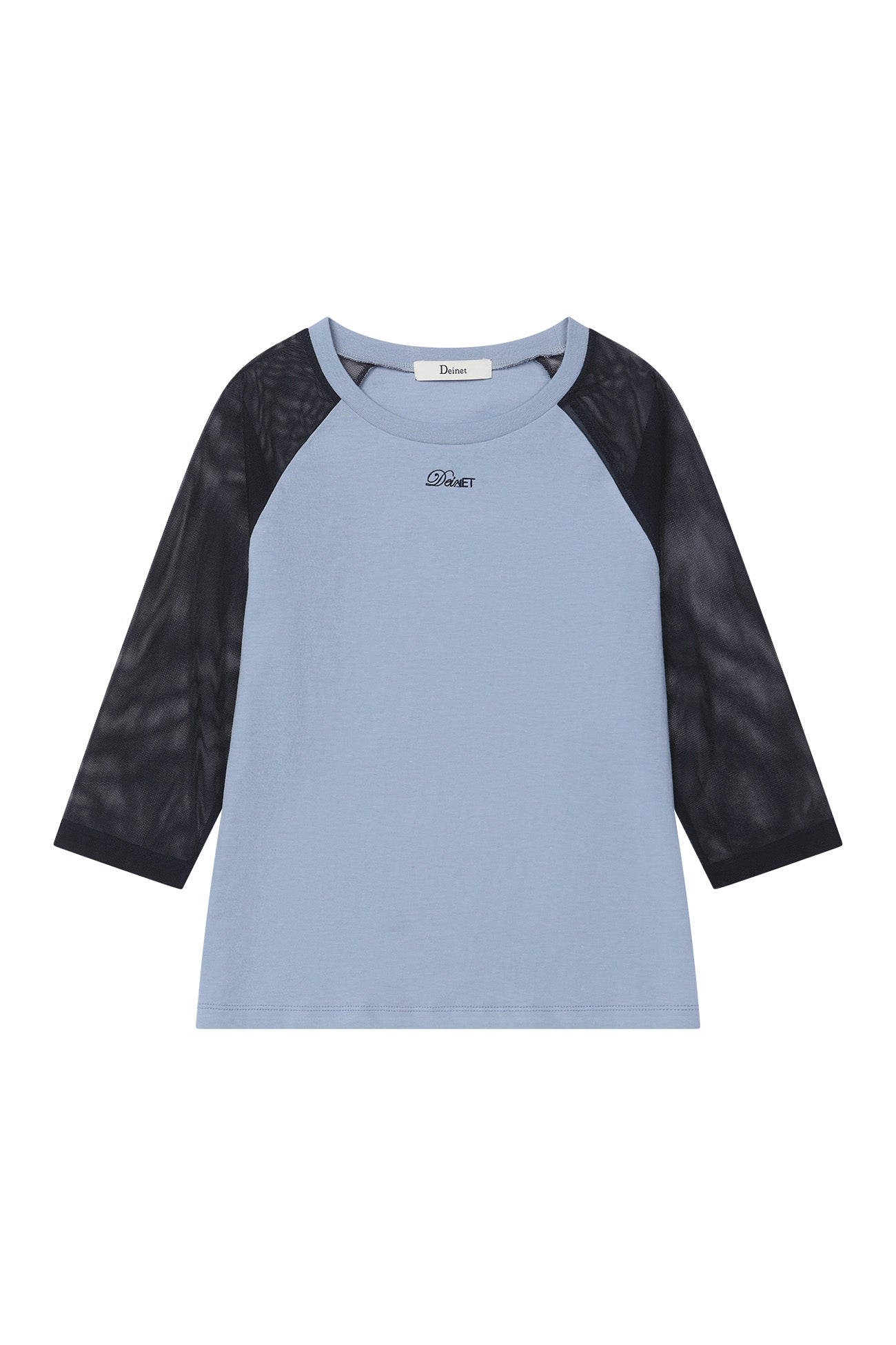 Deinet - Mesh Contrast Raglan Half Sleeve (Blue) product image 6 | TRAB K-Fashion Australia