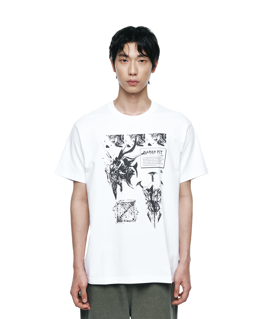 San San Gear - Baron Pit T-Shirt (White) product image 5 | TRAB K-Fashion Australia