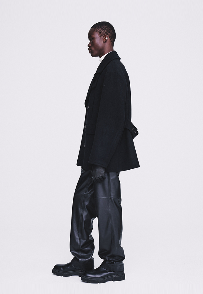 Tonywack - Cashmere Belted Over Peacoat (Black) product image 2 | TRAB K-Fashion Australia
