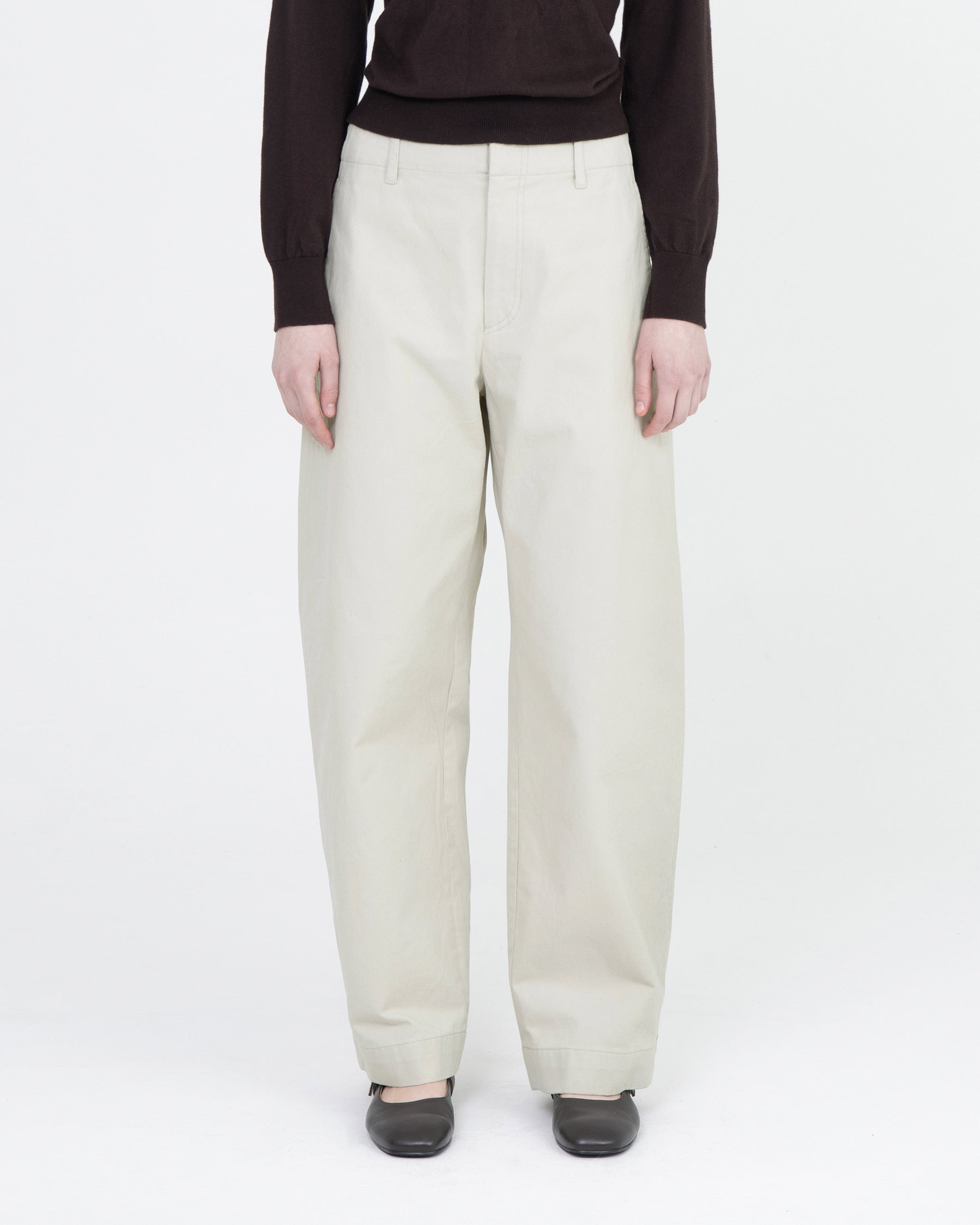 Brownyard - Washed Field Pants (Ecru) product image 1 | TRAB K-Fashion Australia