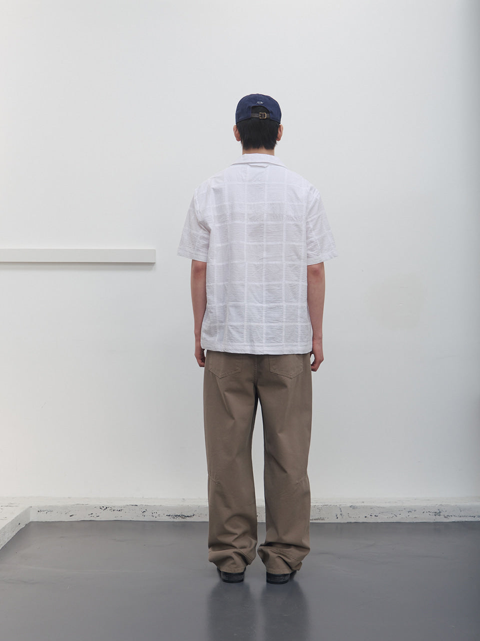 Kijun - Patchwork Havana Shirt (White) product image 5 | TRAB K-Fashion Australia