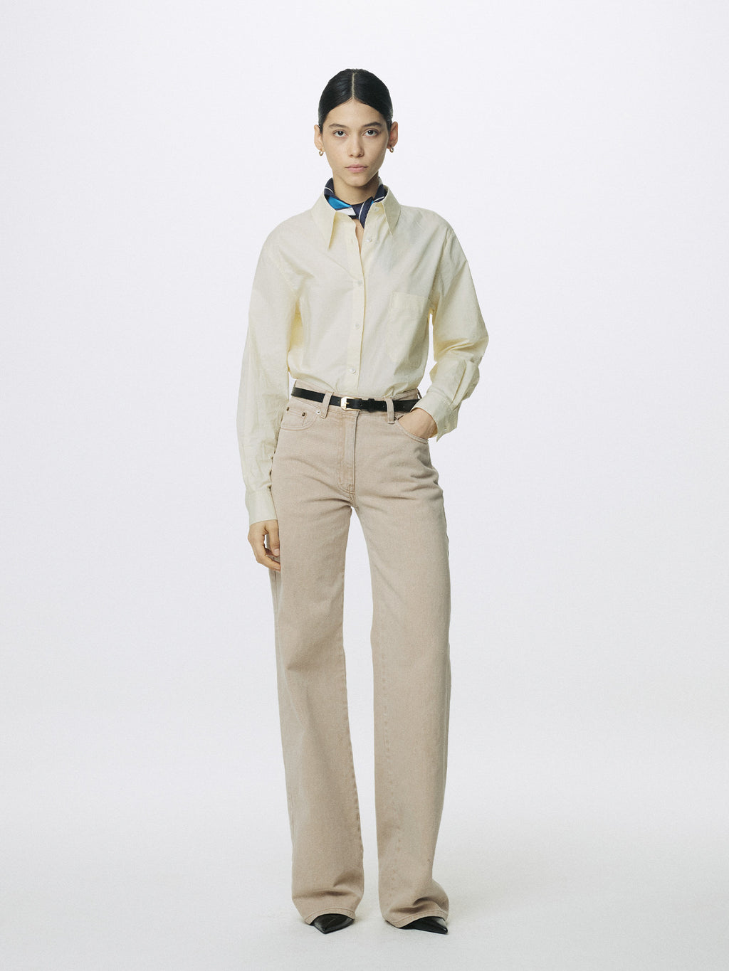 Tonywack - Washed Cotton Straight Pants (Washed Beige) product image 5 | TRAB K-Fashion Australia