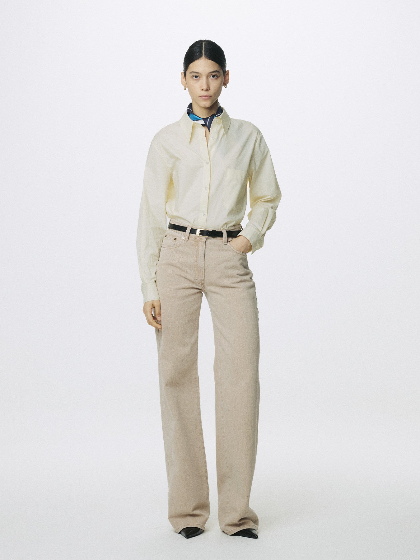 Tonywack - Washed Cotton Straight Pants (Washed Beige) product image 5 | TRAB K-Fashion Australia