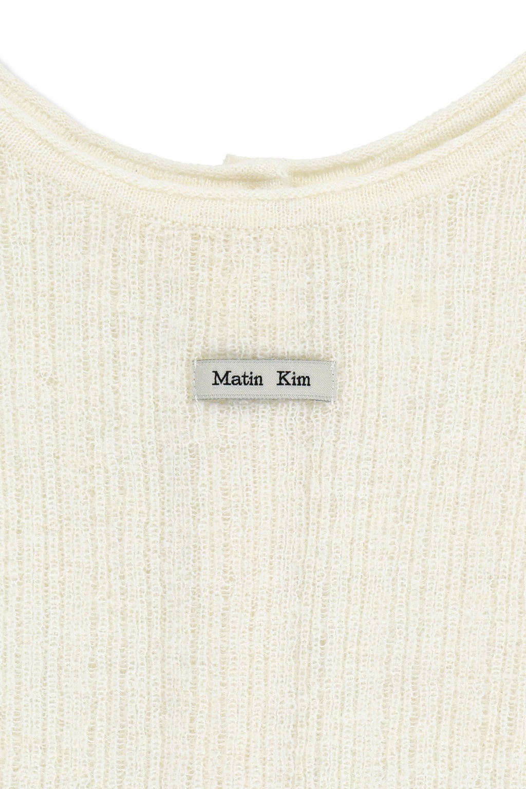 Matin Kim - Two Way Texture Knit Top (Ivory) product image 5 | TRAB K-Fashion Australia