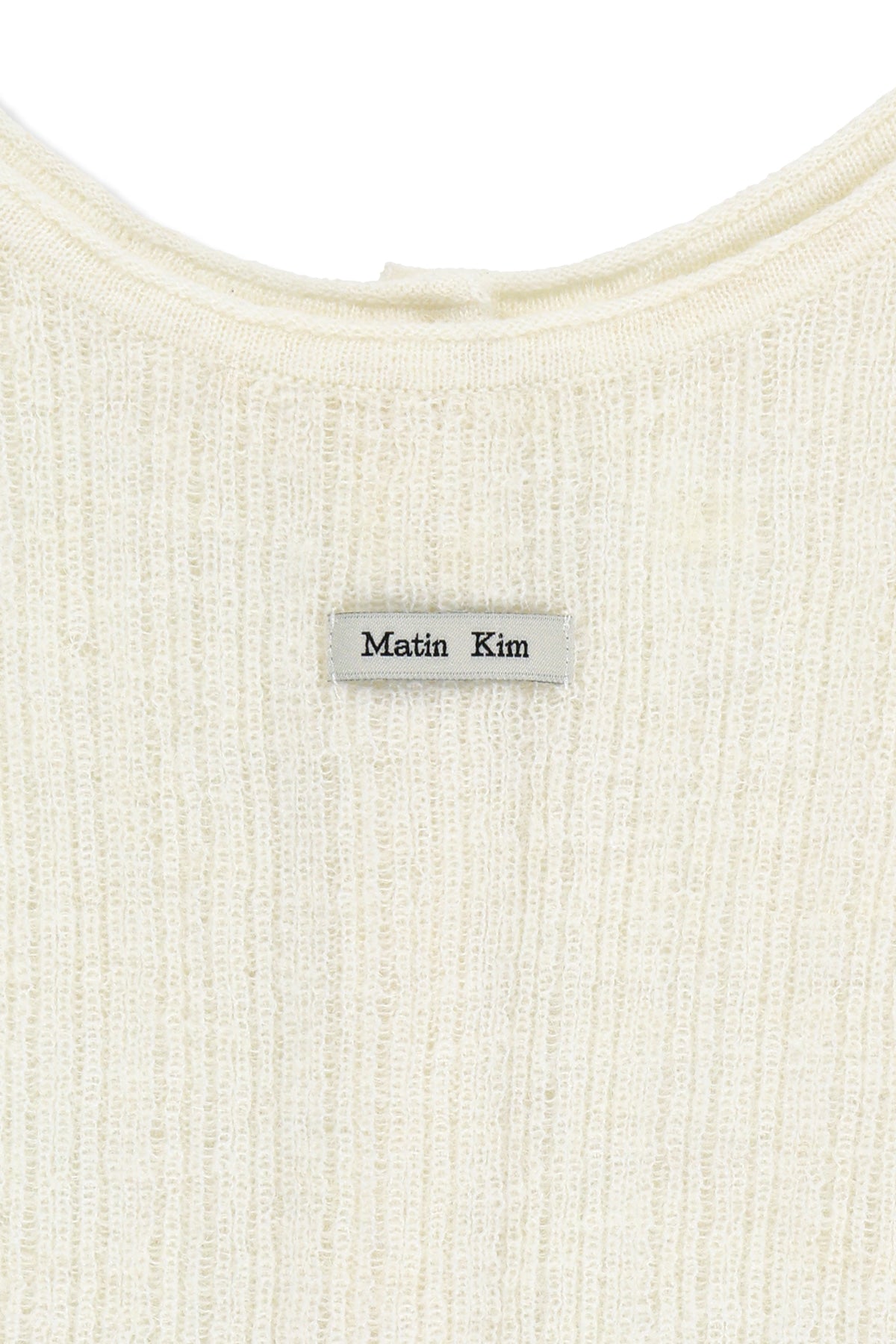 Matin Kim - Two Way Texture Knit Top (Ivory) product image 5 | TRAB K-Fashion Australia