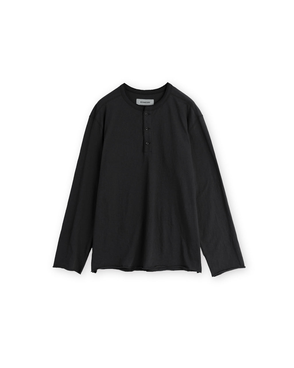 Brownyard - Henley Neck Long Sleeve (Black) product image 4 | TRAB K-Fashion Australia