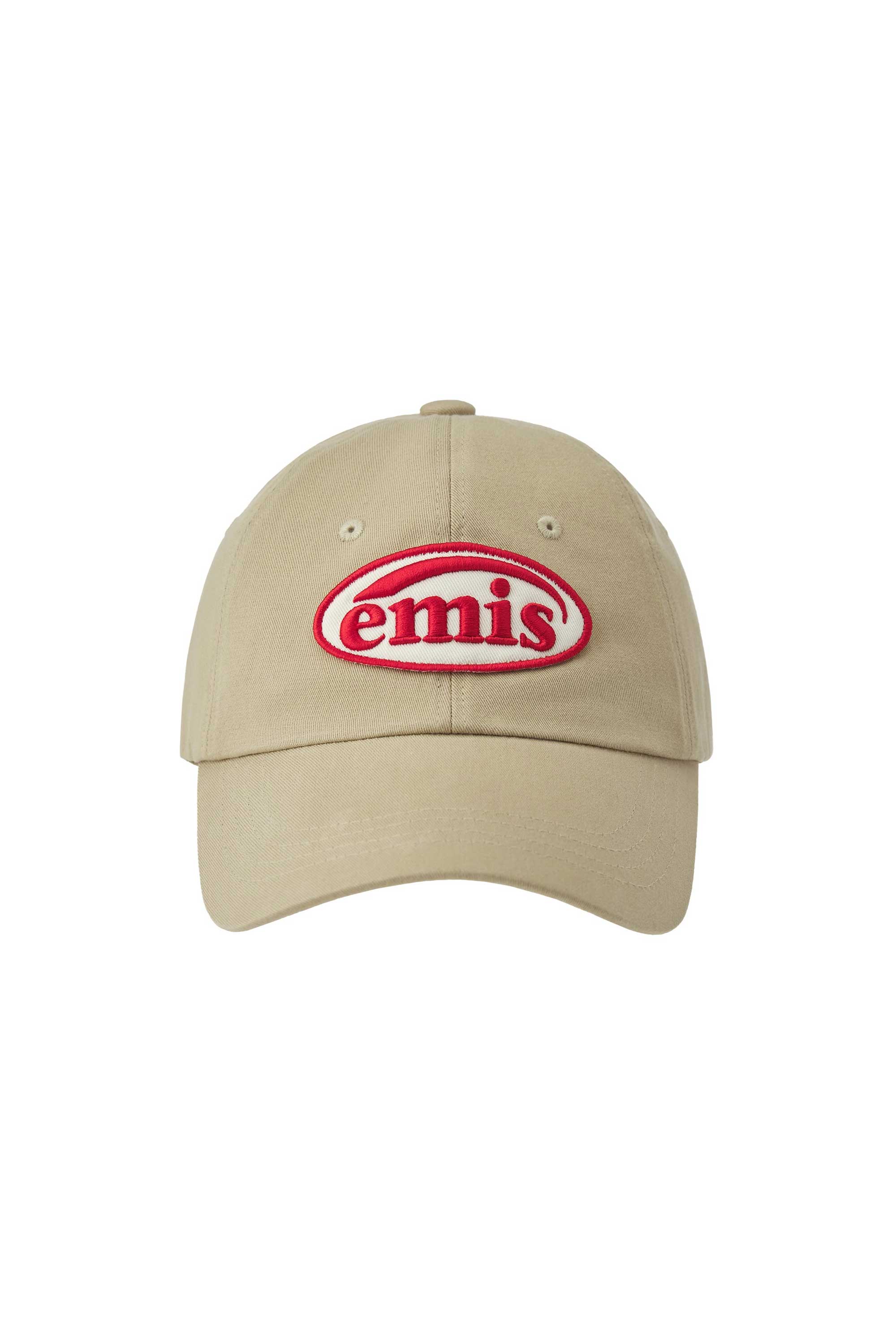 Emis - Foot Print Wappen Ball Cap (Beige) product image 1 | TRAB K-Fashion Australia