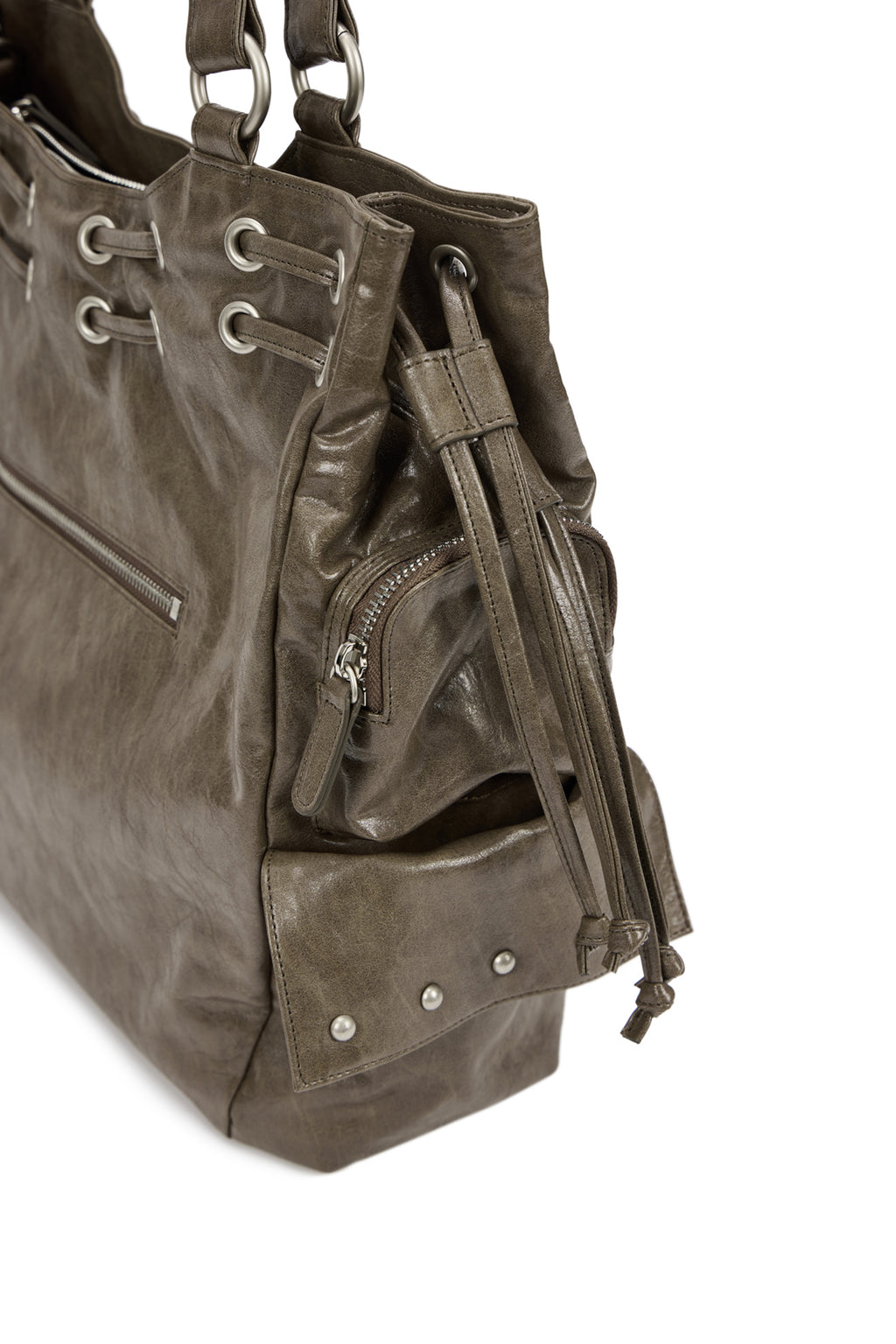 Deinet - Deinet New Stud String Big Bag (Khaki) product image 6 | TRAB K-Fashion Australia