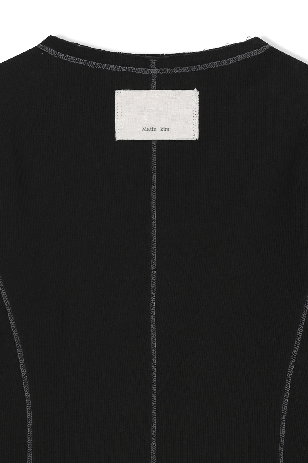 Matin Kim - Multi Styling Hook Detail Slim Top (Black) product image 5 | TRAB K-Fashion Australia