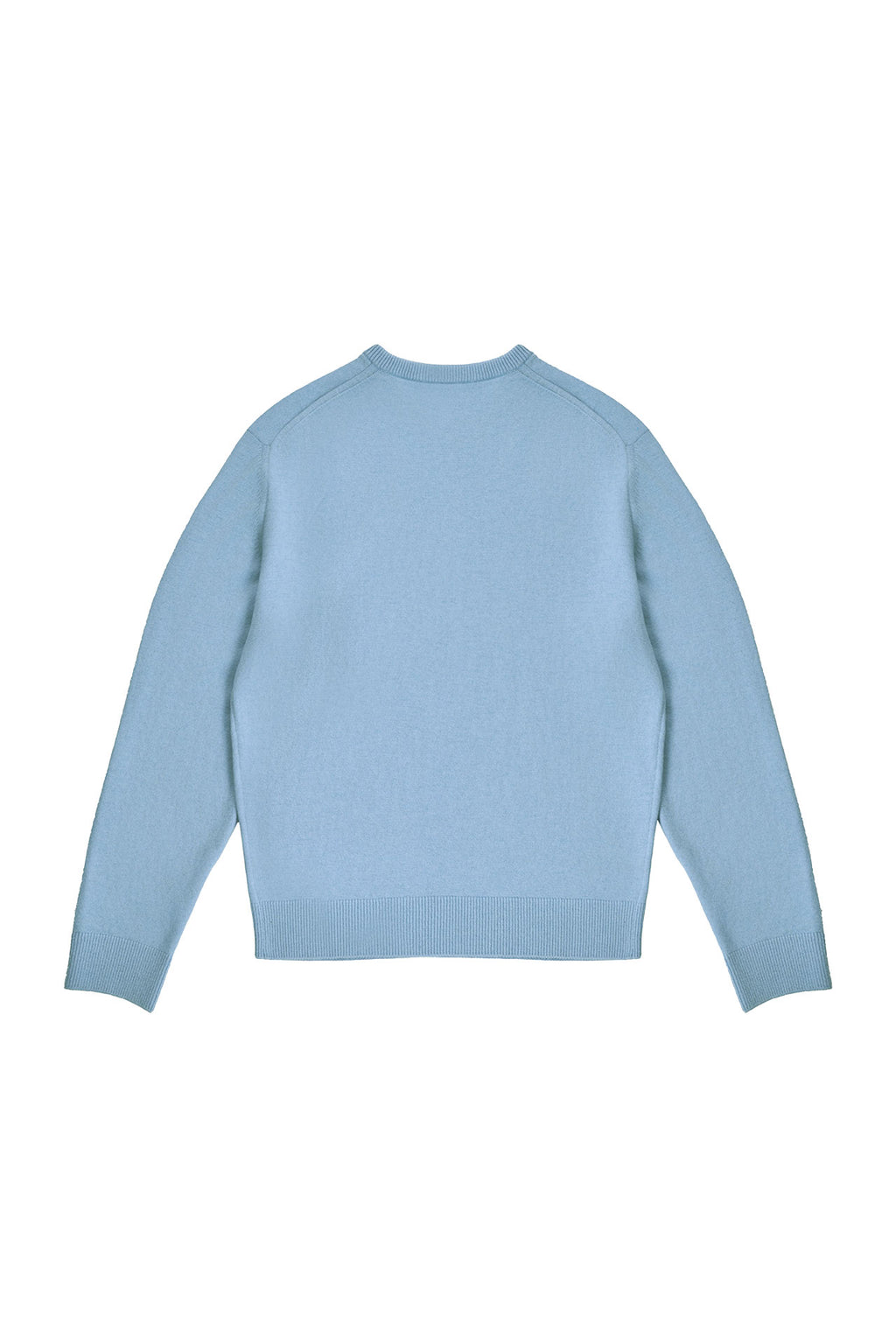 STU - Pin Tuck Round Neck Knit (Sky Blue) product image 14 | TRAB K-Fashion Australia