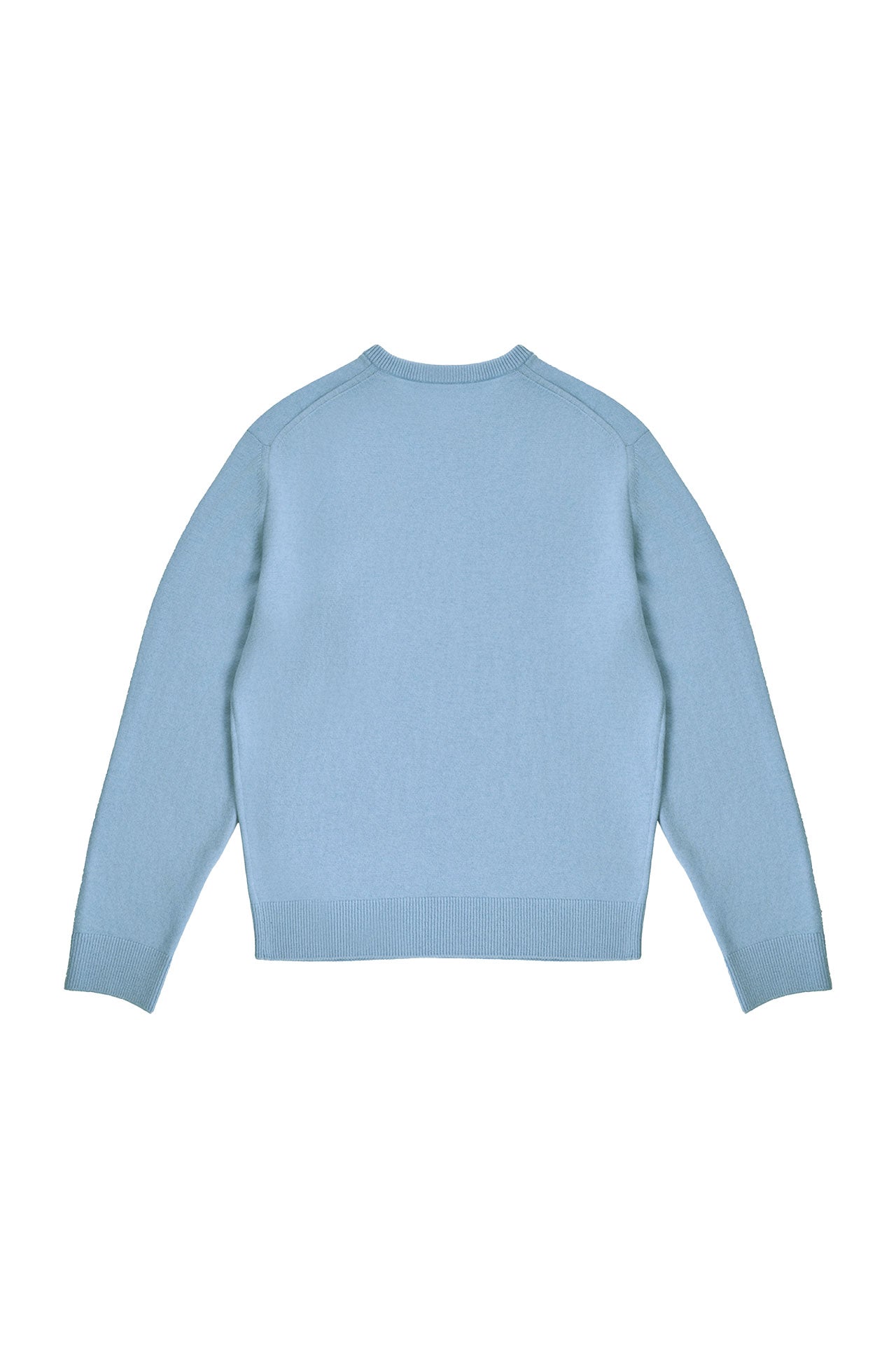 STU - Pin Tuck Round Neck Knit (Sky Blue) product image 14 | TRAB K-Fashion Australia