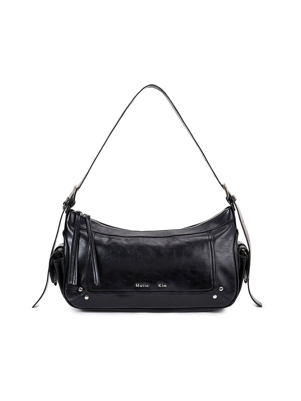Matin Kim - Rivet Point Quad Shoulder Bag (Black) product image 1 | TRAB K-Fashion Australia
