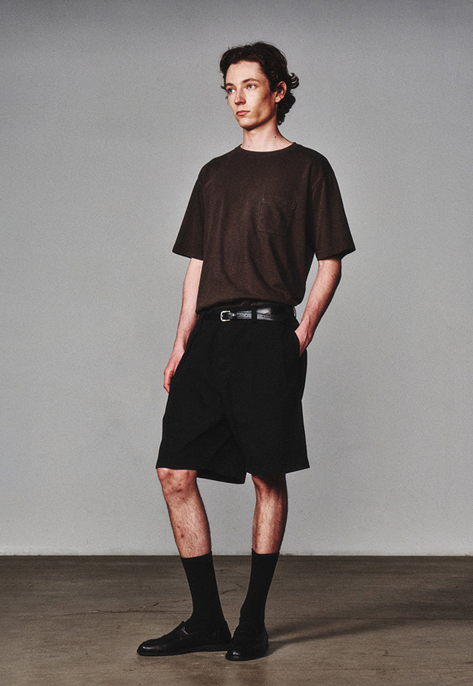 Art if acts - Washed Chino Shorts (Faded Black) product image 3 | TRAB K-Fashion Australia