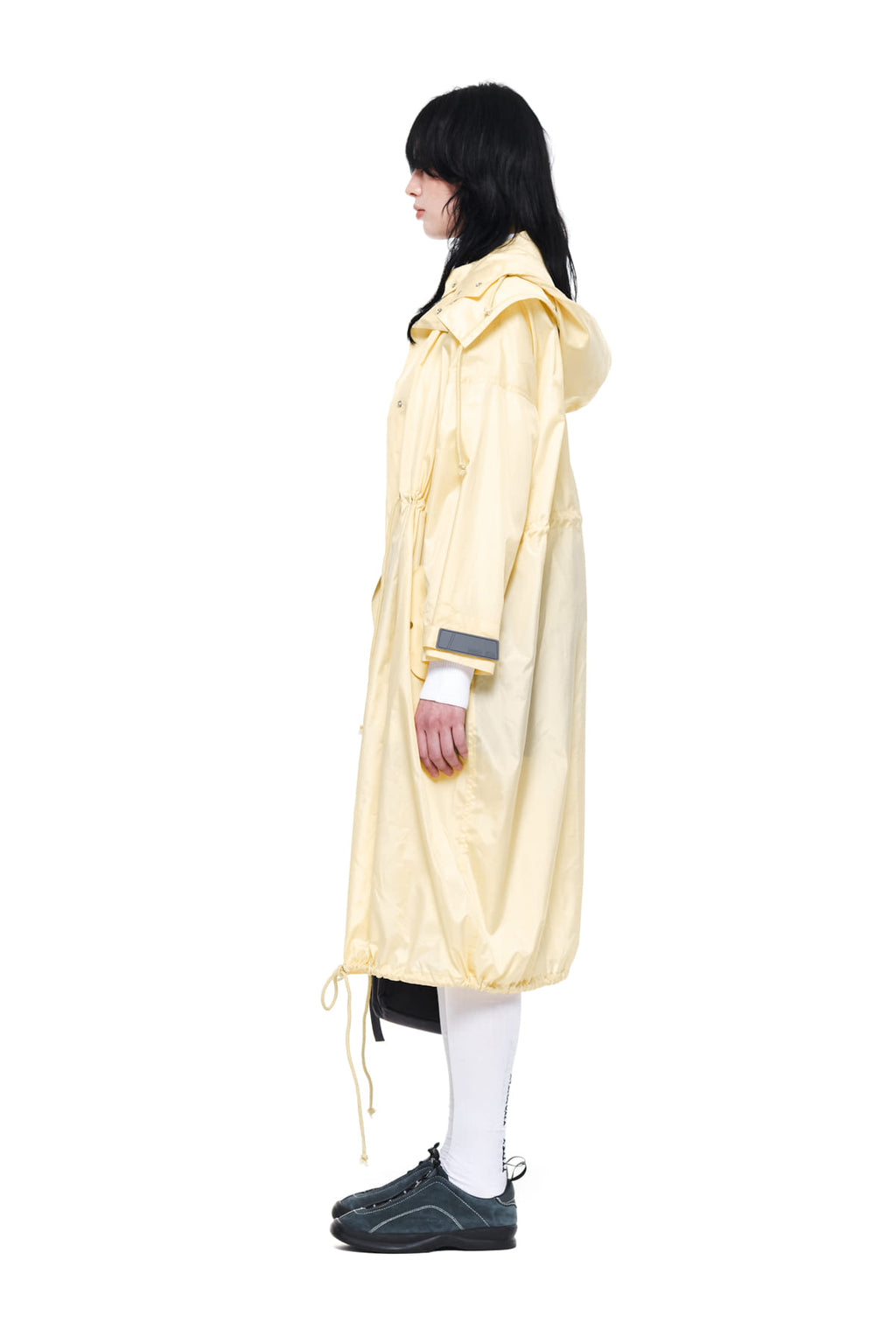 Matin Kim - City Breeze Maxi Windbreaker (Beige) product image 6 | TRAB K-Fashion Australia
