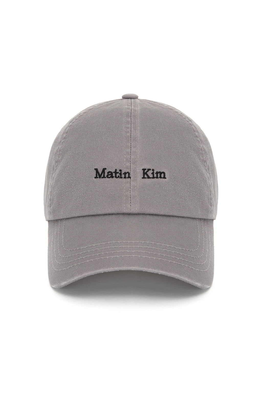 Matin Kim - Matin Mini Classic Logo Ball Cap (Grey) product image 1 | TRAB K-Fashion Australia