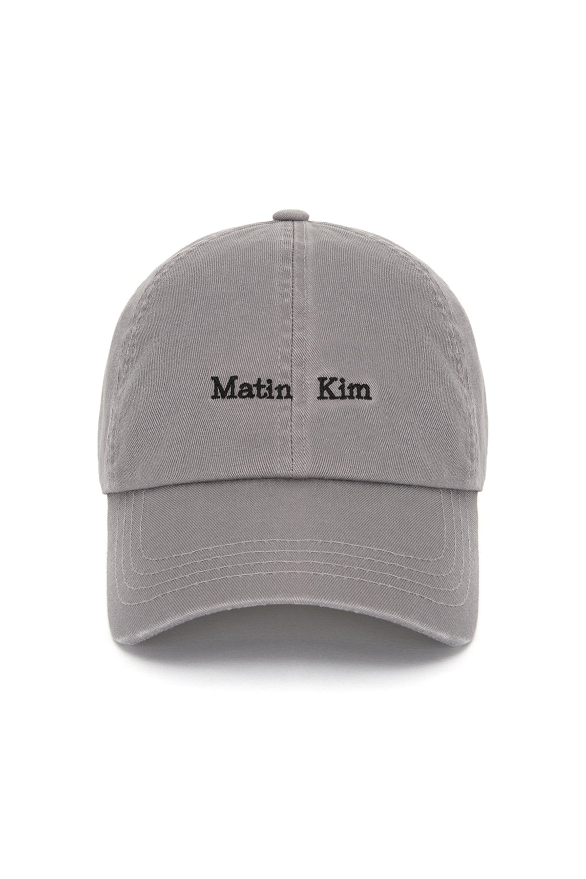 Matin Kim - Matin Mini Classic Logo Ball Cap (Grey) product image 1 | TRAB K-Fashion Australia