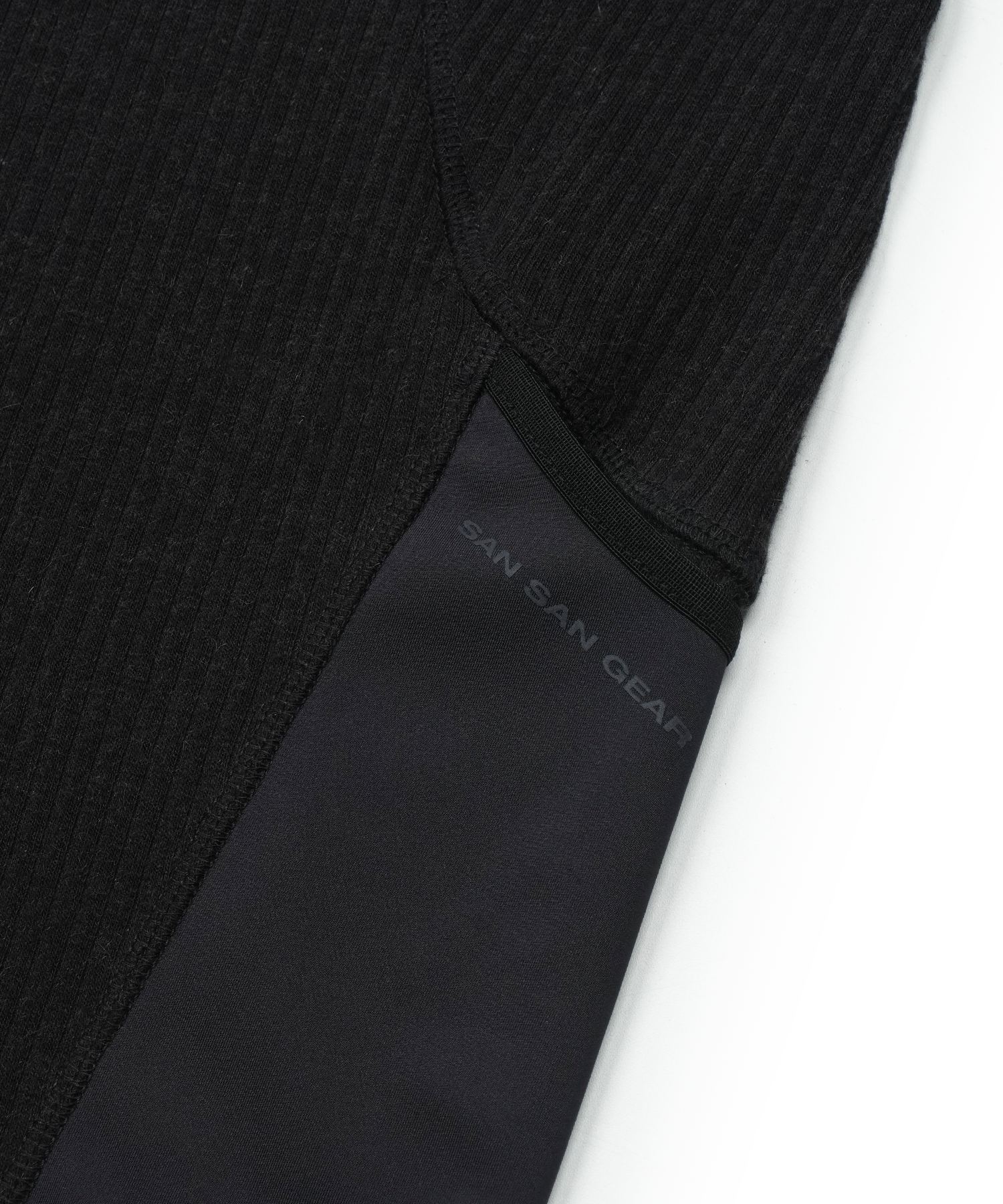 San San Gear - Ribbed Long Sleeves (Black) product image 7 | TRAB K-Fashion Australia