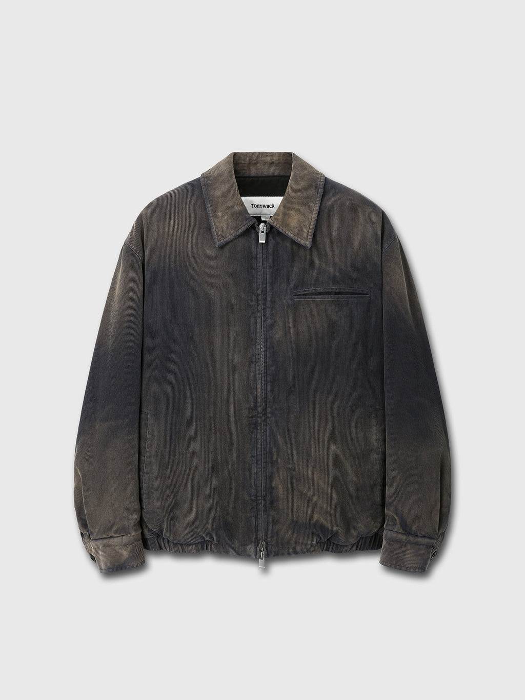Tonywack - Garment-Washed Corduroy Bomber Jacket (Bleached Navy) product image 9 | TRAB K-Fashion Australia
