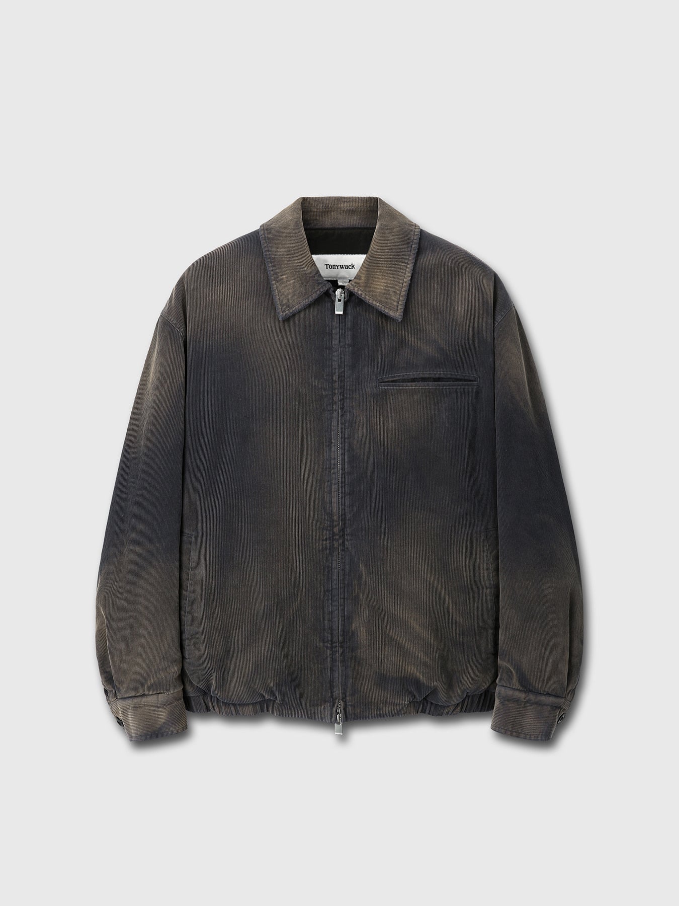 Tonywack - Garment-Washed Corduroy Bomber Jacket (Bleached Navy) product image 9 | TRAB K-Fashion Australia