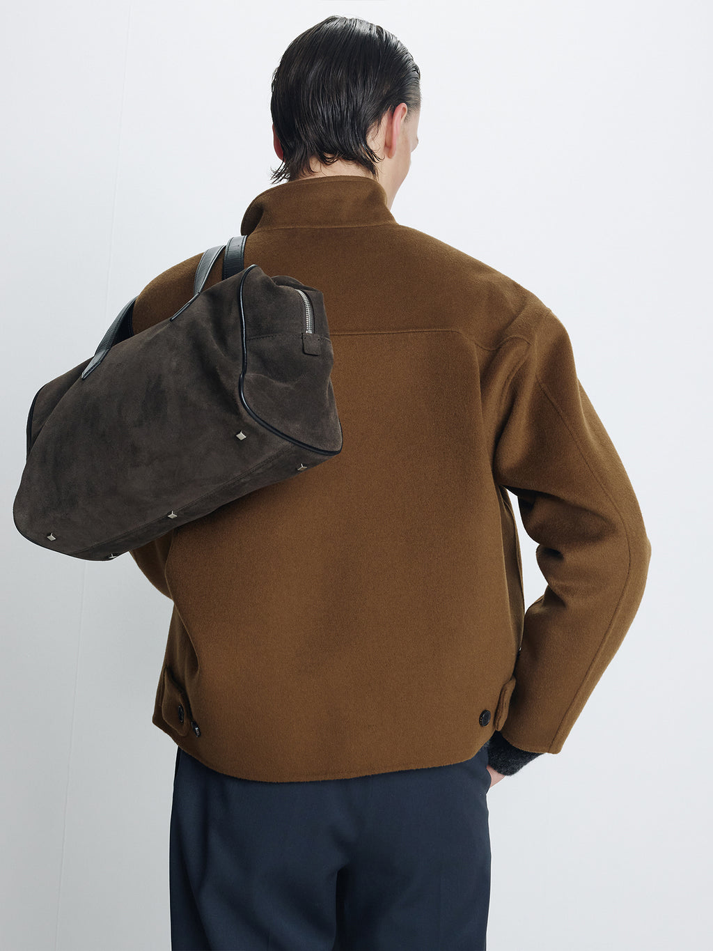 Tonywack - Wool And Cashmere Handmade Harrington (Oak) product image 4 | TRAB K-Fashion Australia
