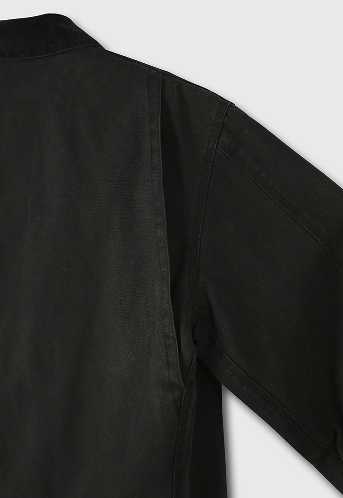 Tonywack - Patch Work Fade-Effect Work Jacket Stone Washed (Faded Black) product image 16 | TRAB K-Fashion Australia