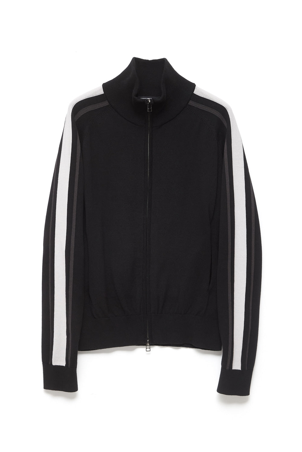 Hatchingroom - Track Zip Knit Cardigan (Black) product image 1 | TRAB K-Fashion Australia