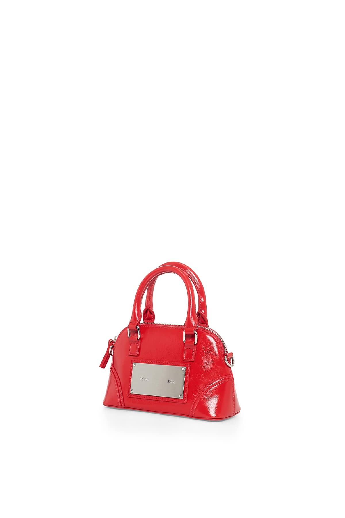 Matin Kim - Curve Zip Mini Bag (Red) product image 6 | TRAB K-Fashion Australia