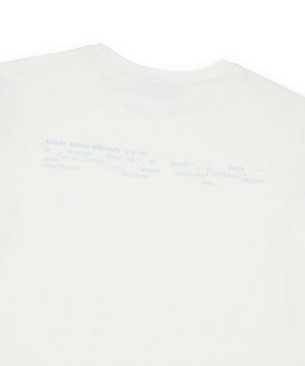 San San Gear - Logo T-Shirt (White) product image 4 | TRAB K-Fashion Australia