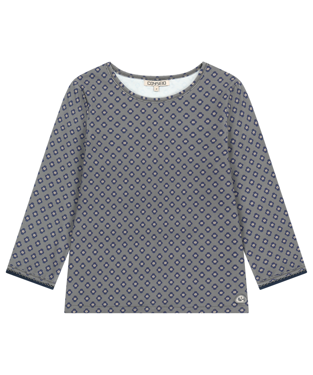 Coyseio - Flower Capri Sleeve (Grey) product image 1 | TRAB K-Fashion Australia