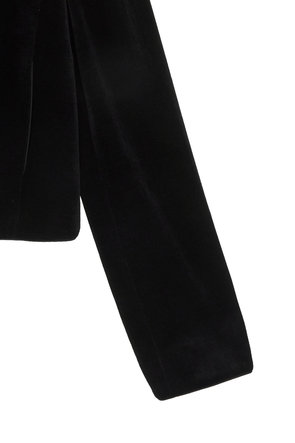 Matin Kim - Velvet Double Crop Jacket (Black) product image 4 | TRAB K-Fashion Australia