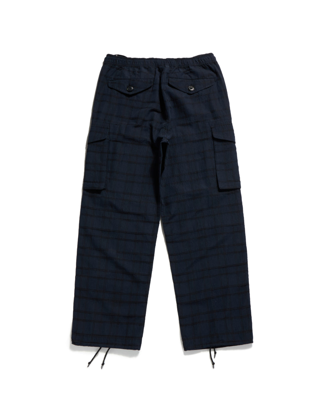 Eastlogue - Combat Easy Pants (Navy Linen Check) product image 2 | TRAB K-Fashion Australia